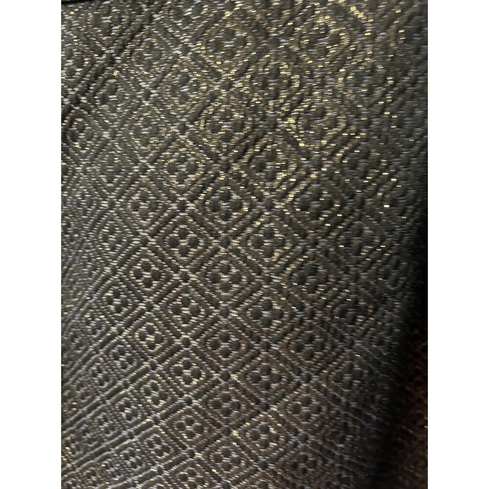 Ann Taylor Loft Skirt Womens 12 Metallic Brocade Pocket Pleated office siren New - Picture 4 of 10